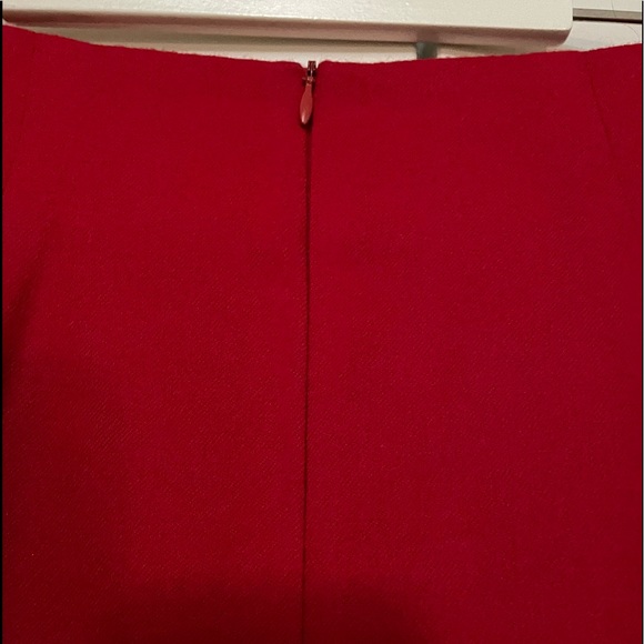 Beautiful red shirt! Fully lined! Side pleats, zipper in back! - Picture 3 of 3